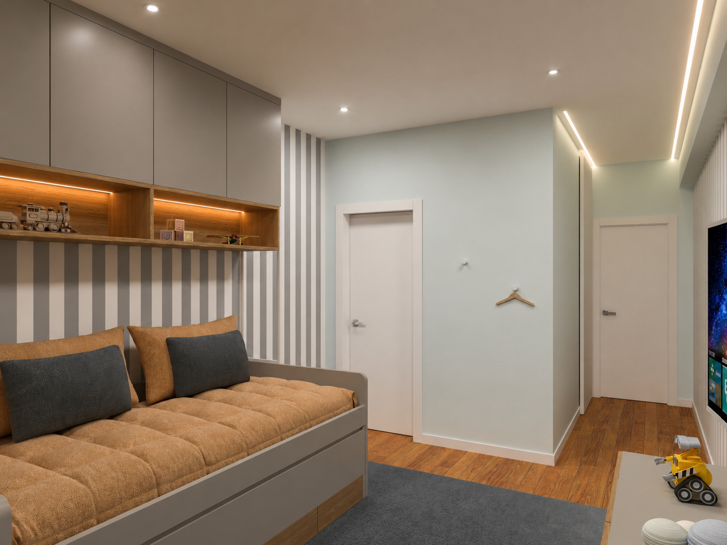 Projeto BB — detalhe do quarto infantil