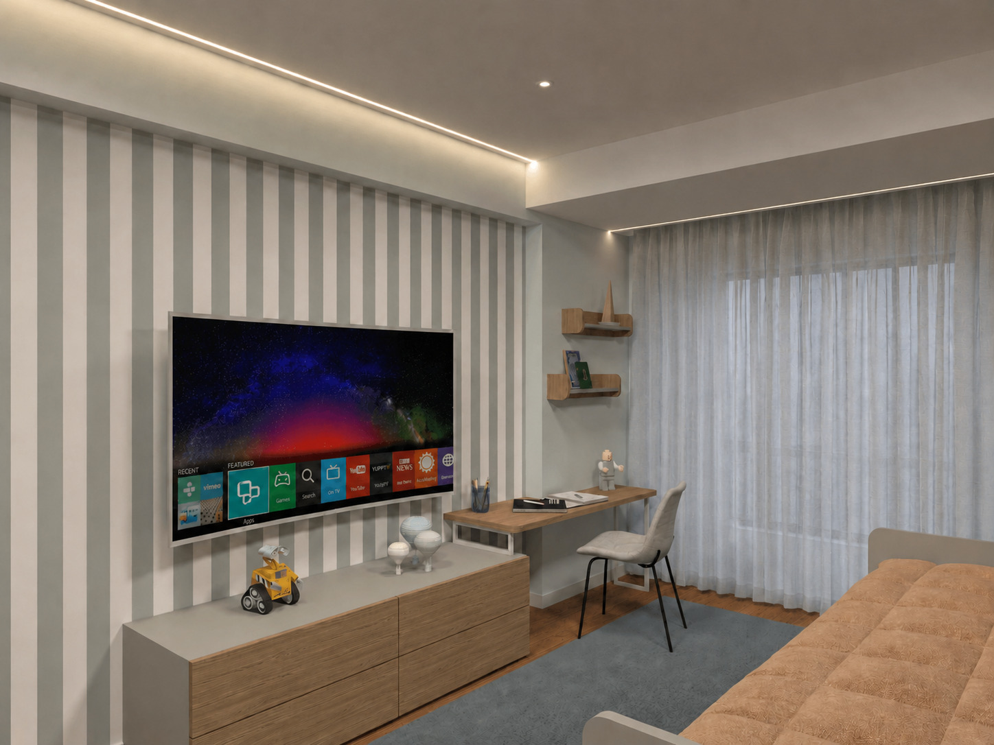 Projeto BB — vista geral do quarto