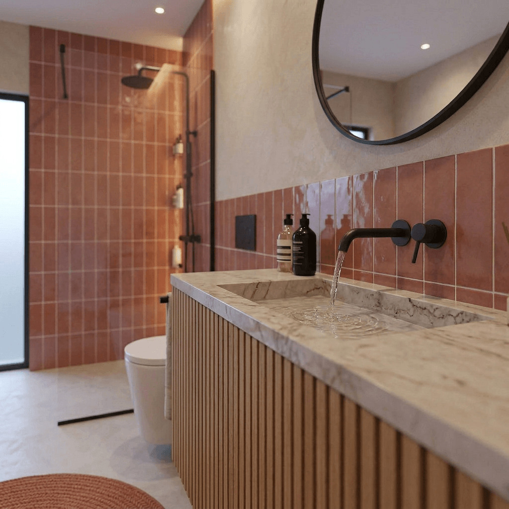 Instalação Sanitária Vila Franca de Xira JF — móvel e lavatório